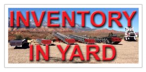 INVENTORY IN YARD EQUIPMENT